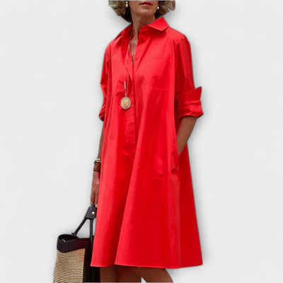 Caitlin | Stylish Button Dress