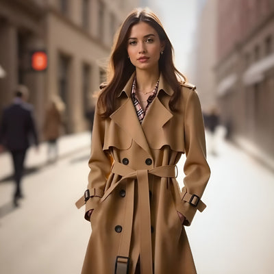 Madeleine – Elegant Autumn Trench Coat