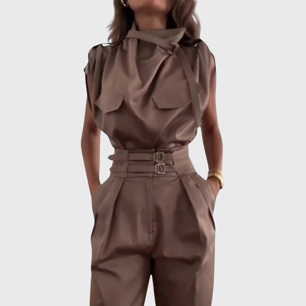 Valeria – Elegant Sleeveless Jumpsuit for Summer