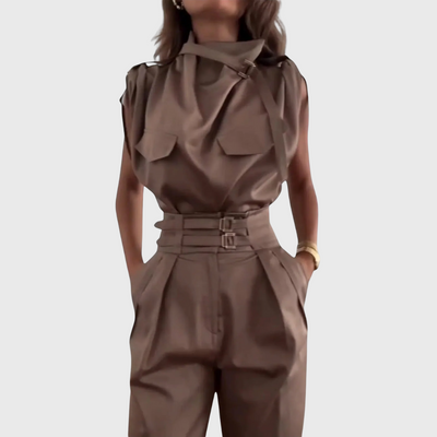 Valeria – Elegant Sleeveless Jumpsuit for Summer