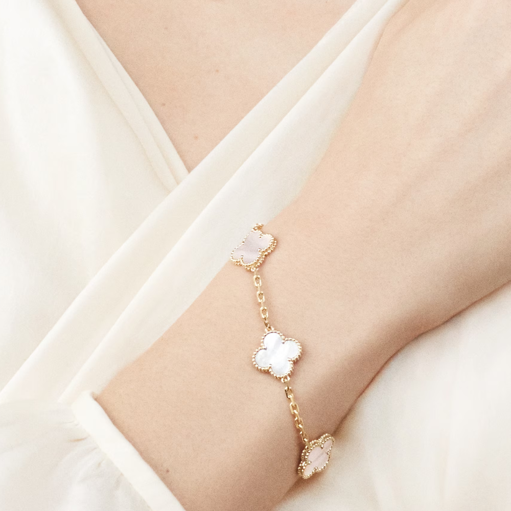 Elegant Designer Clover Bracelet