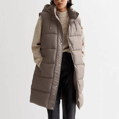 Stella | Sleeveless Hooded Parka