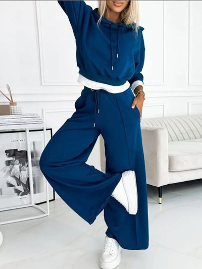 Camila | Relaxed Hoodie & Wide-Leg Pants Set