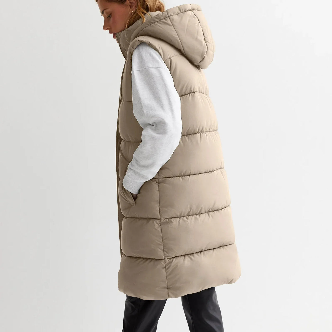 Stella | Sleeveless Hooded Parka