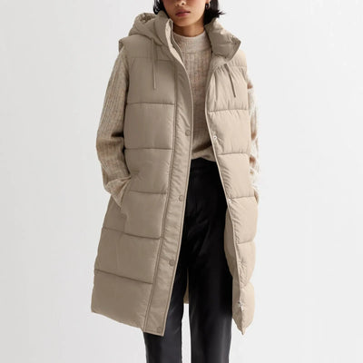 Stella | Sleeveless Hooded Parka