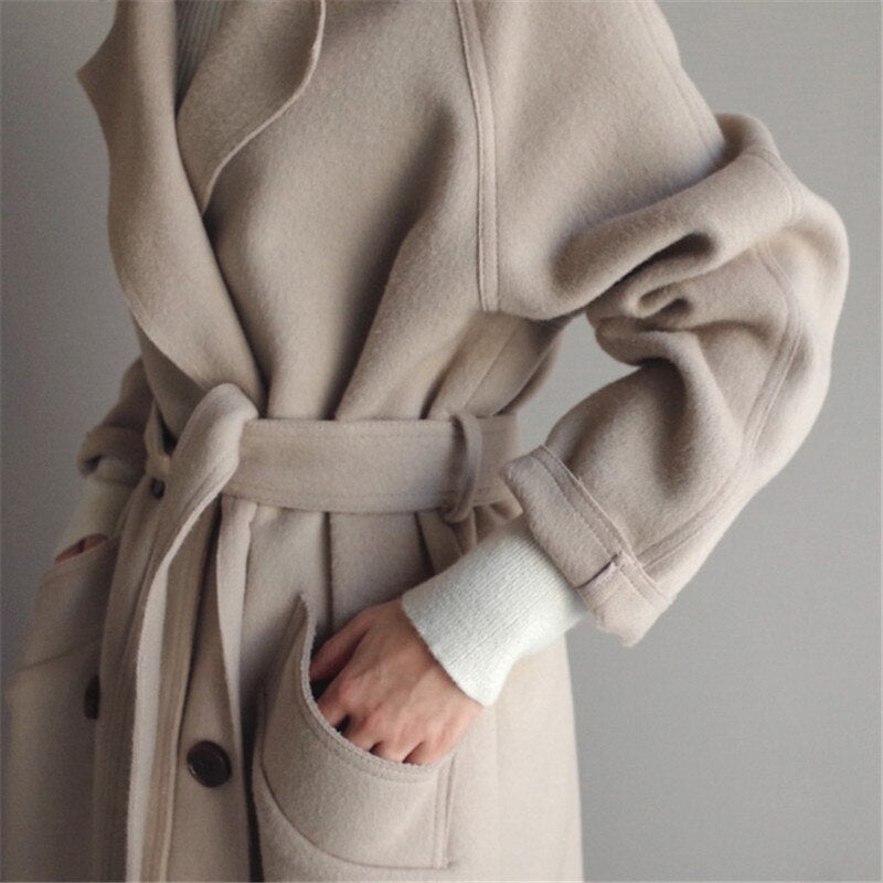 Ivy/ Elegant Long Coat