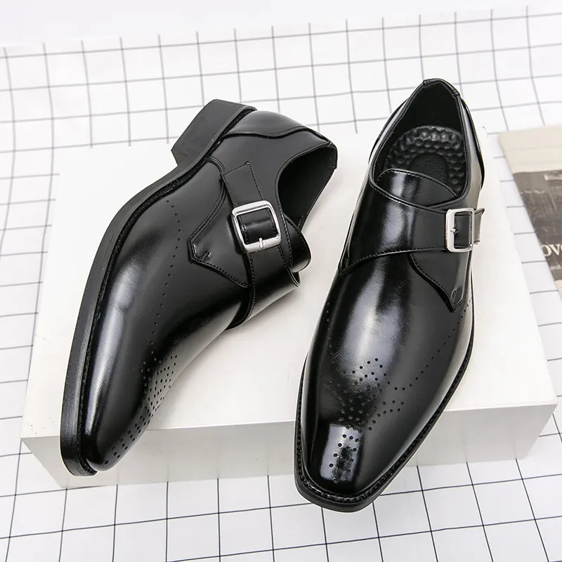 Paris Bordone Genuine Leather Dress Shoes