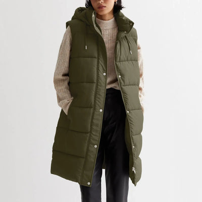 Stella | Sleeveless Hooded Parka