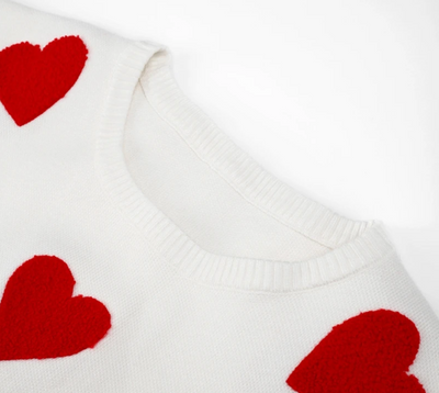 Fleur | Cute heart sweater