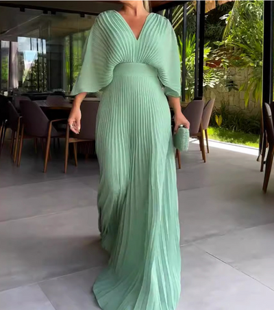 RIA™ - Floating Ribbed Maxi Dress