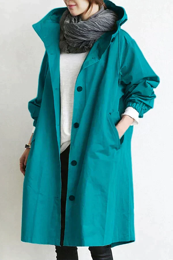 Sabina – Elegant Water-Repellent Trench Coat