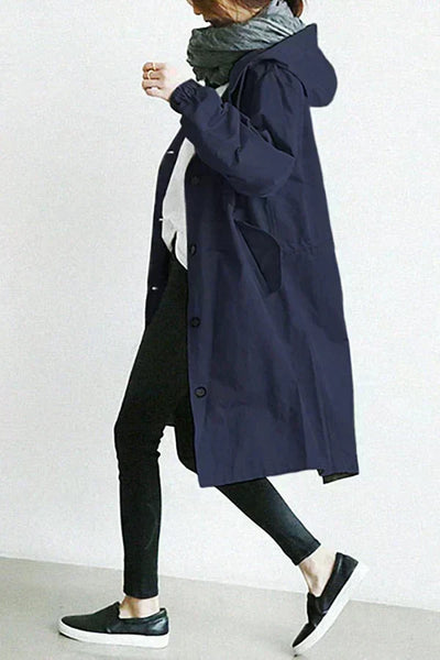 Sabina – Elegant Water-Repellent Trench Coat
