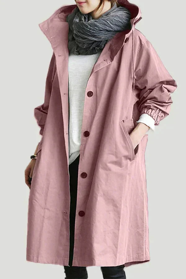 Sabina – Elegant Water-Repellent Trench Coat