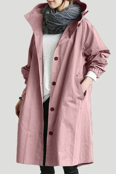 Sabina – Elegant Water-Repellent Trench Coat