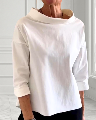 Sophia | Casual Wide Neck Top