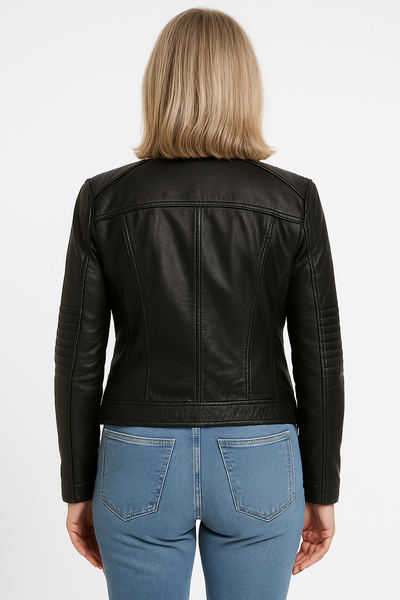 Marzena – Elegant Leather Jacket