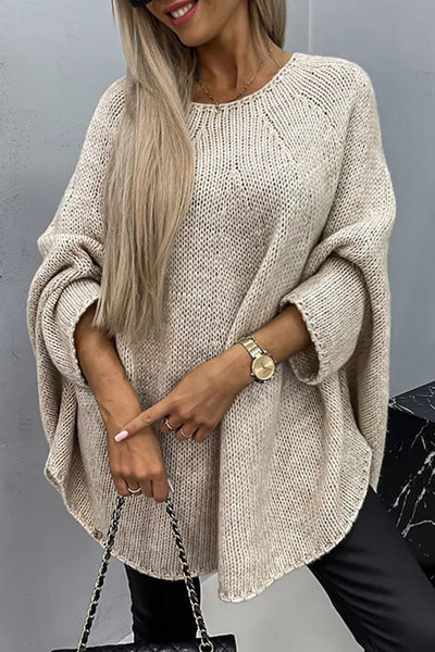 CHANTAL | COMFY KNITTED ROUND NECK SWEATER