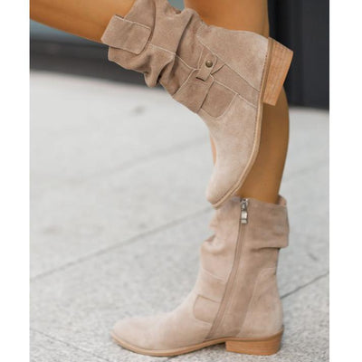 Avery – Ankle Boots with Simple Zipper and Orthopedic Comfort
