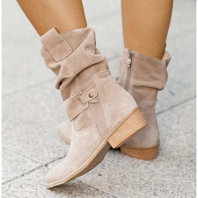 Avery – Ankle Boots with Simple Zipper and Orthopedic Comfort