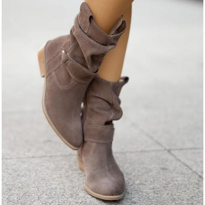 Avery – Ankle Boots with Simple Zipper and Orthopedic Comfort