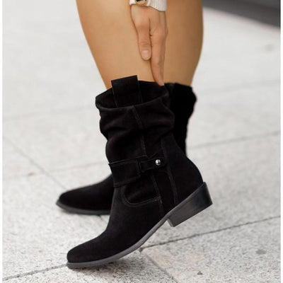Avery – Ankle Boots with Simple Zipper and Orthopedic Comfort