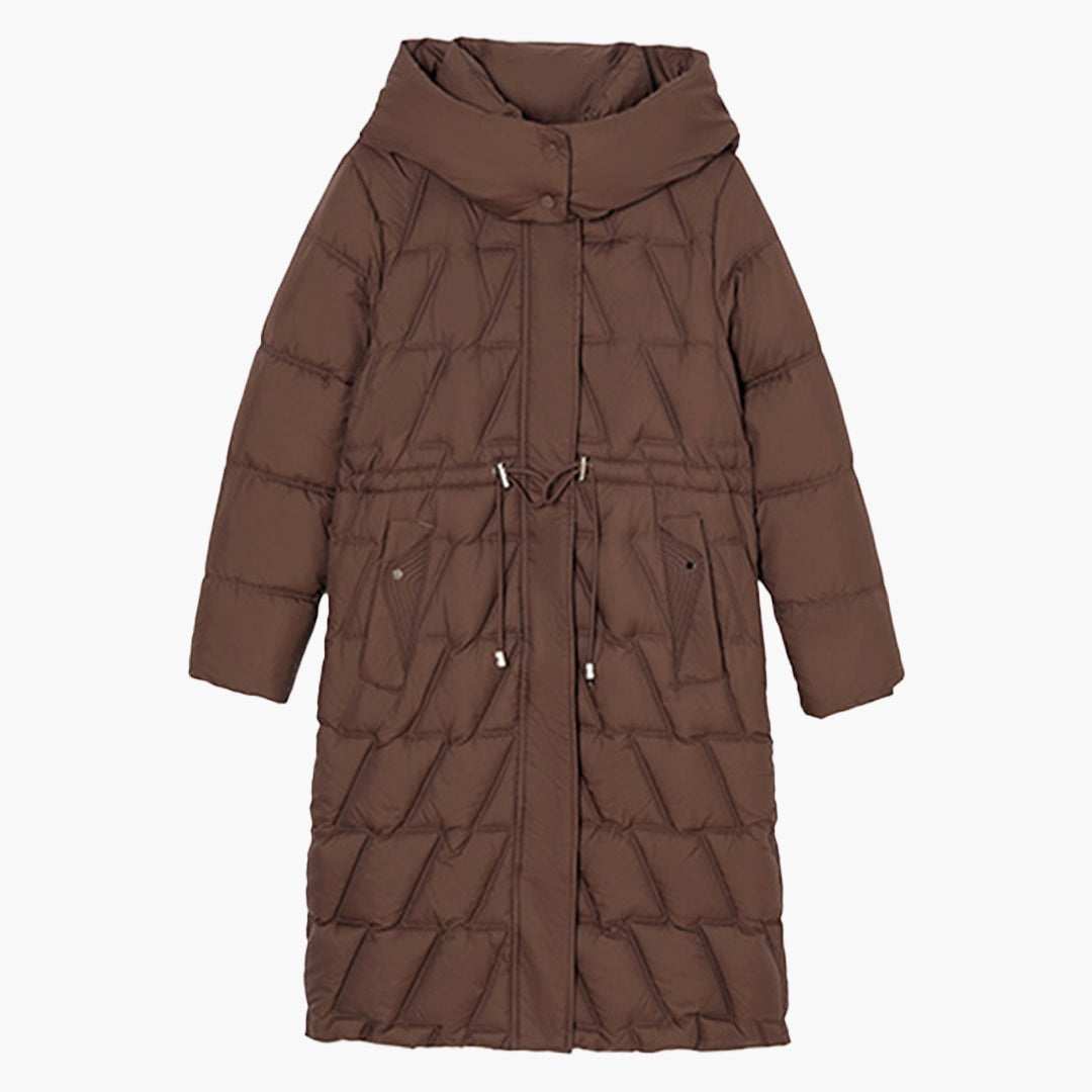 Eleanor| Quilted Winter Coat with Hood