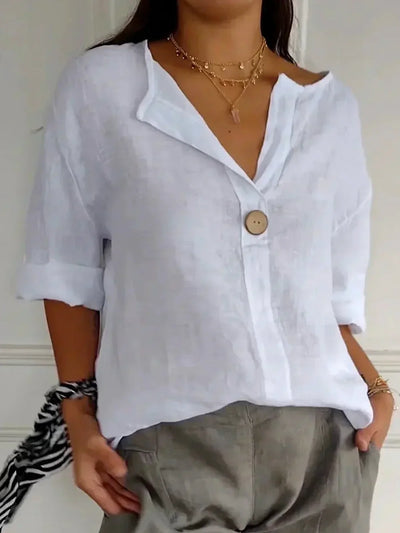 Rebecca | Casual V-Neck Blouse