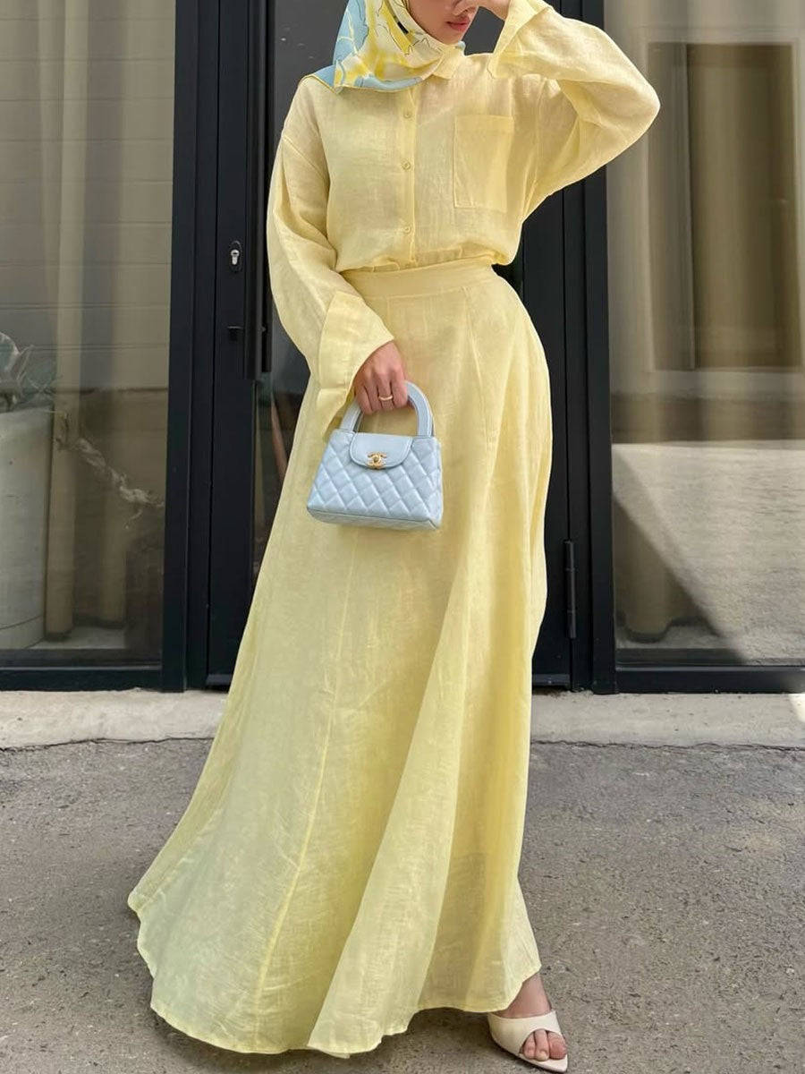 Alvinea – Two-Piece Linen Set