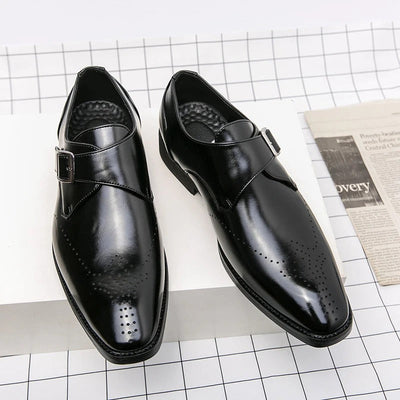 Paris Bordone Genuine Leather Dress Shoes