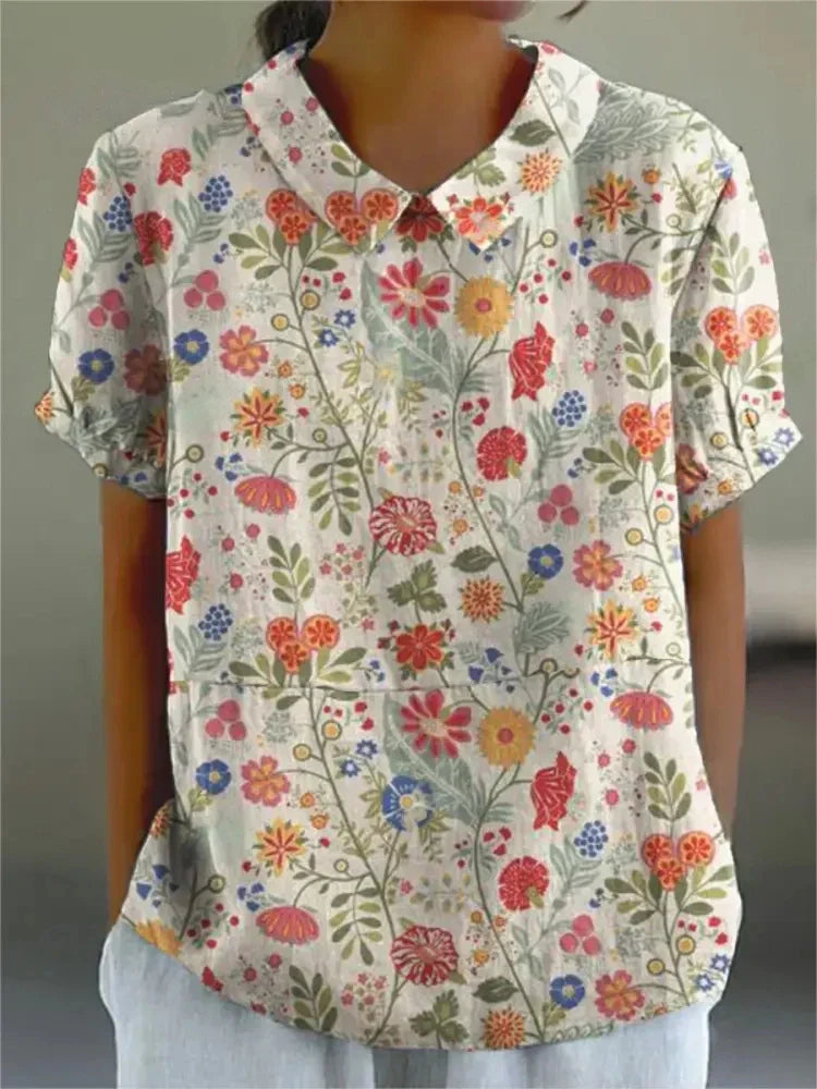 Marina™ | Floral Elegant Blouse