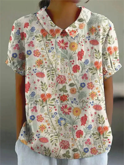 Marina™ | Floral Elegant Blouse