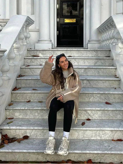 Renata – Lambswool Jacket with Long Sleeves