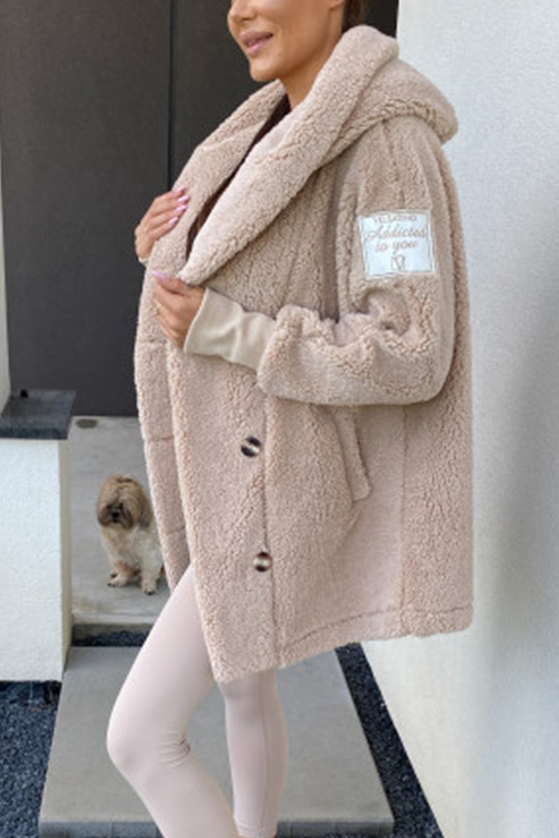 Clara/ Soft Hooded Plush Jacket