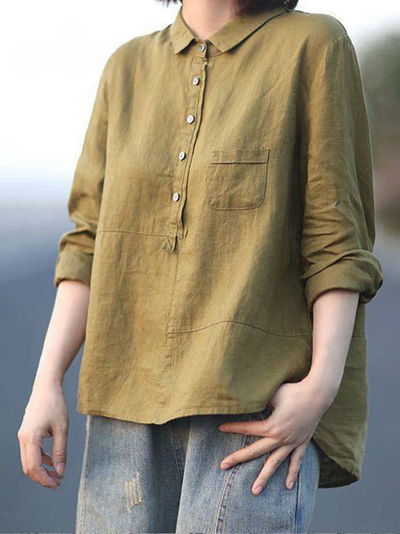 Zara | Casual Cotton Linen Shirt