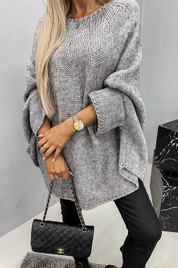 CHANTAL | COMFY KNITTED ROUND NECK SWEATER