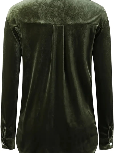 Maelis – Long Sleeve Shirt With Front Pockets