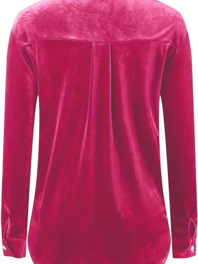 Maelis – Long Sleeve Shirt With Front Pockets