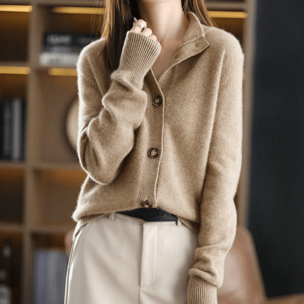 Sienna™ | Cashmere Knitted Cardigan