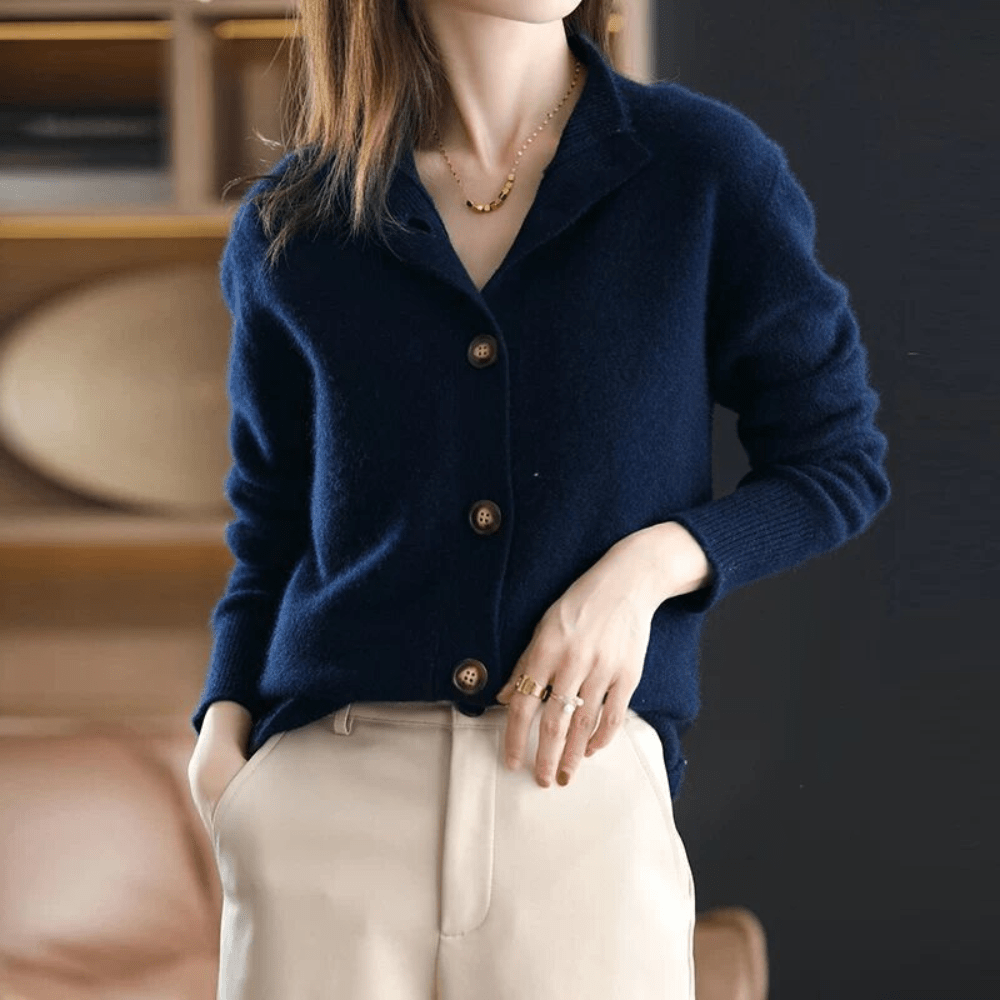 Anny™ | Cashmere Knitted Cardigan