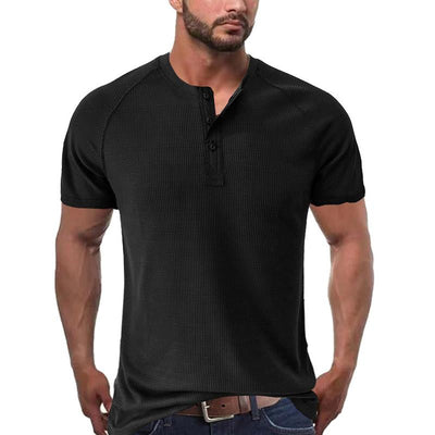 Men's Tough Guy Short Sleeve Henley T-Shirt