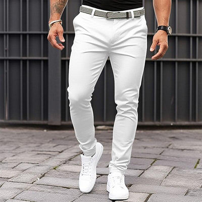 Men's Business Casual Solid Color Suit Pants