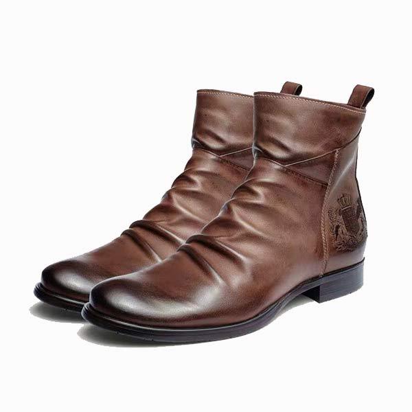 MEN'S VINTAGE RIDER LEATHER BOOTS