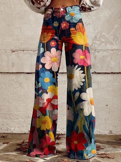 Amelia™ | Wide Floral Pants