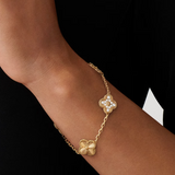 Elegant Designer Clover Bracelet