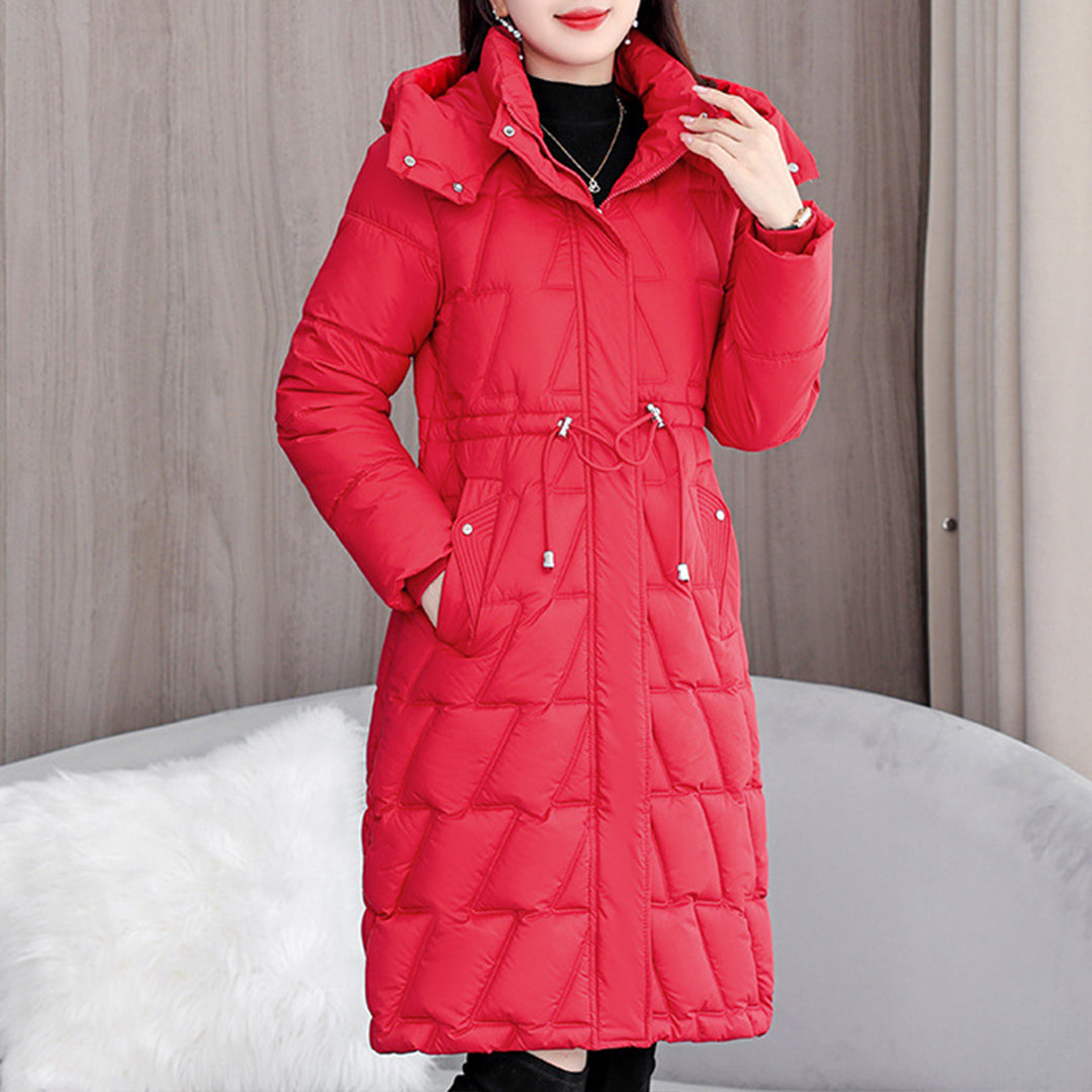 Eleanor| Quilted Winter Coat with Hood