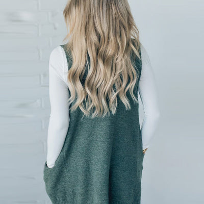 Ovidia – Relaxed Knit Vest with Pockets